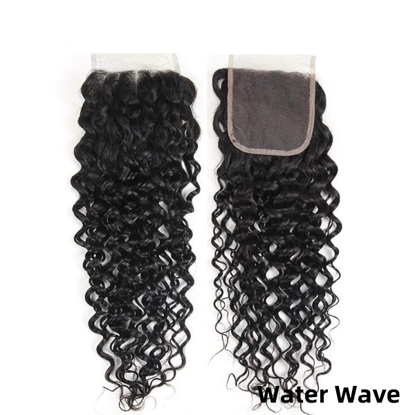 (New)Superior Grade 5*5 Lace top closure Straight/Wavy/Curly Texture 4C Curly Hairline Top Quality Human hair medium brown and transparent Swiss lace