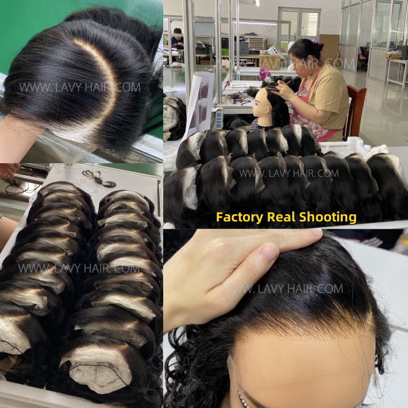 Glueless Wear Go HD Lace 9*6 Lace Parting Max Closure Wig Arc Lace Mimic Forehead Contour Pre Plucked Pre Bleached 100% Human Hair 180% Density