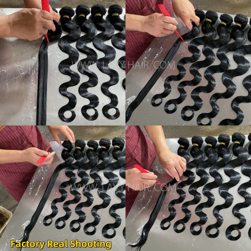 Wholesale Deal 6 Pcs Bundles Deal 12A Advanced Grade Factory Bulk Order virgin Human Hair Extensions Sample Hair